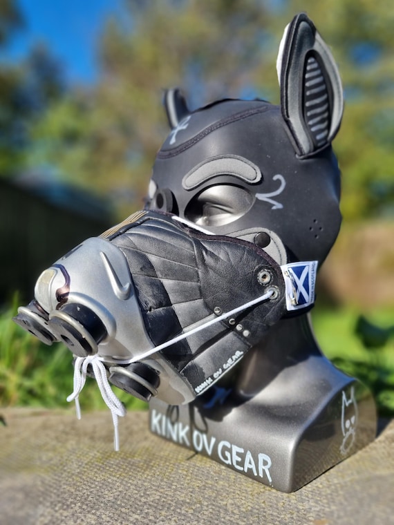Pup Muzzle Sneaker Mask & Ear Panels for Mrs K9 Hood MADE From