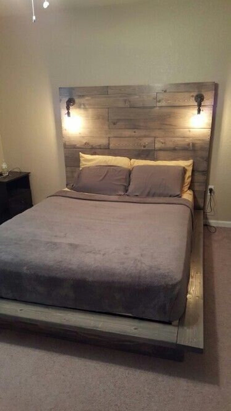 Floating Platform Bed Etsy