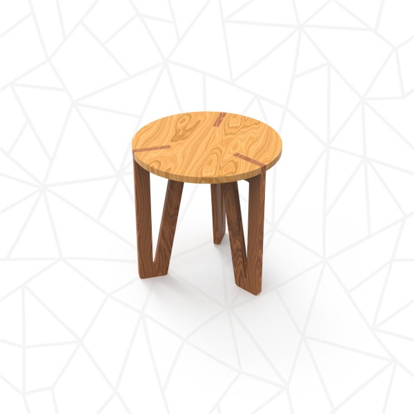Wooden Table For CNC & Laser Cut | CNC Table | CNC Cut Desk | Coffe Table Drawing | 18 mm