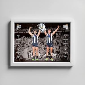 Impressions numériques Daicos Brothers Collingwood Premiership