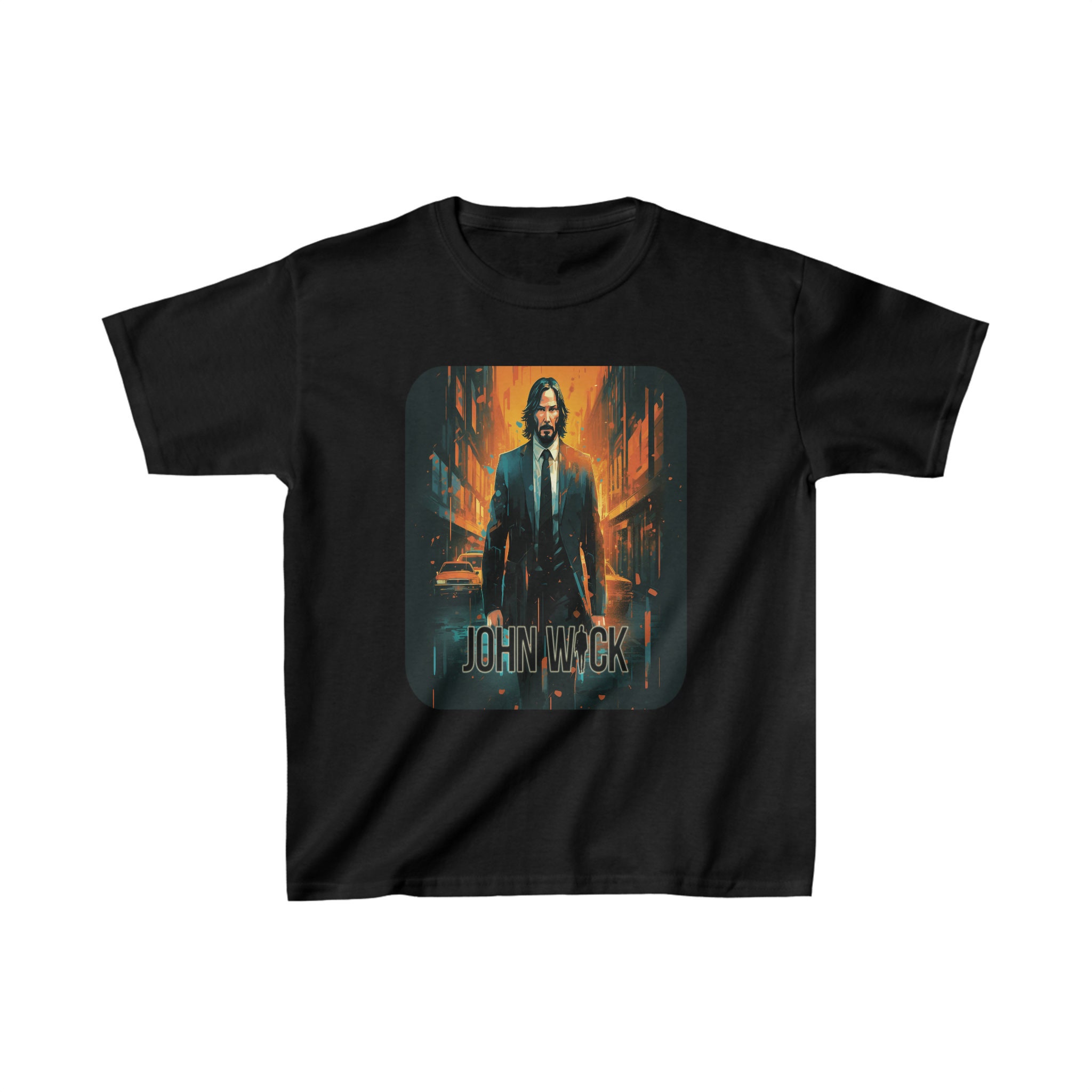 Buy Men's Blue John Wick 4 Graphic Printed Oversized T-shirt Online in