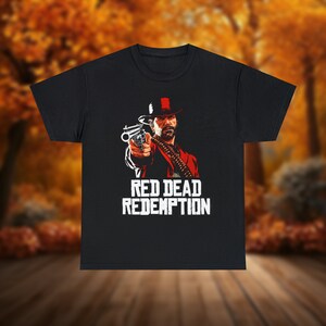 Camiseta Red Dead a Morgan em 100% Algodão Premium Marmoriza