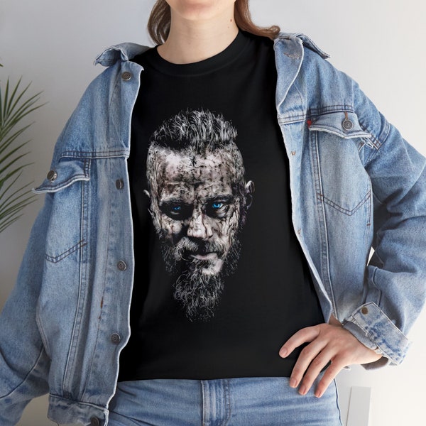 Unisex Ragnar Lothbrok Shirt - Embrace Norse Culture with this Movie-Inspired Vikings Shirt - The Saga of Ragnar Lothbrok Tshirt 100% Cotton