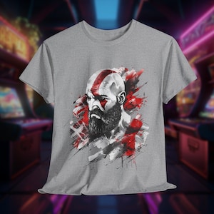 God of War Kratos Design Shirt | Cool Gaming Apparel - Gaming Tee