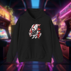 Unisex Kratos God of War Inspired Hoodie - Gamer Gift - Video Game Apparel