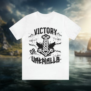 Victory or Valhalla: Norse Mythology Shirt - Perfect Gift for Viking Enthusiasts!