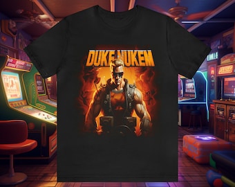 Duke Nukem Halloween T-Shirt, Retro Gaming Tee