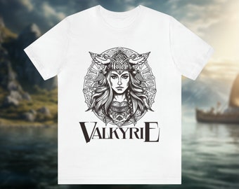 Valkyrie T-Shirt | Norse Mythology Warrior Woman Design