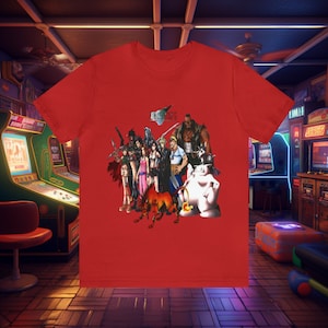 Unisex Final Fantasy 7 Gaming Tee