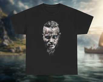 Camiseta de Ragnar Lothbrok - Camiseta de la película de la saga vikinga nórdica
