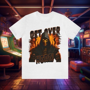 Get Over Here! Mortal Kombat Dead Scorpion Halloween Tee - Version 2