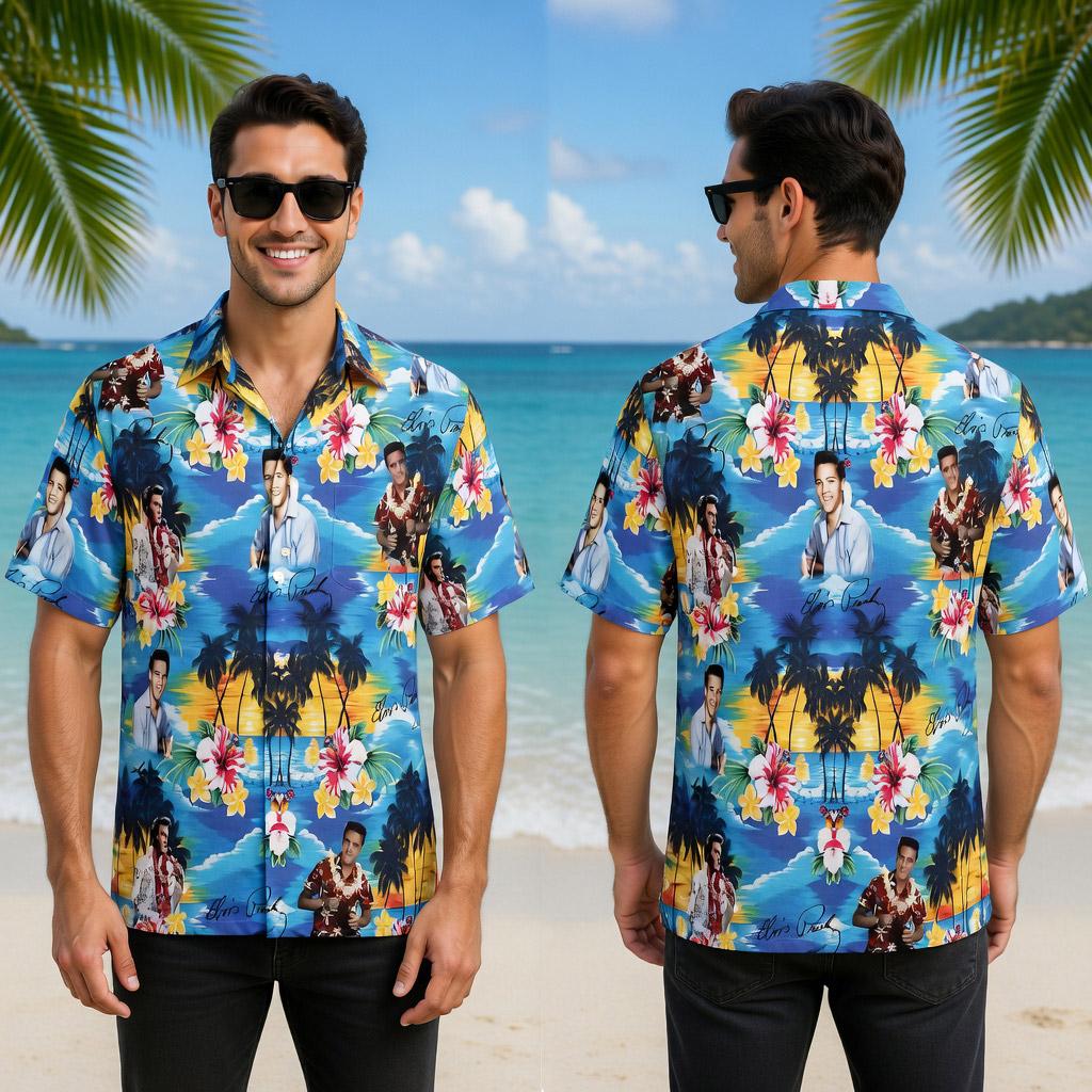 Vintage elvis shirt - Etsy 日本