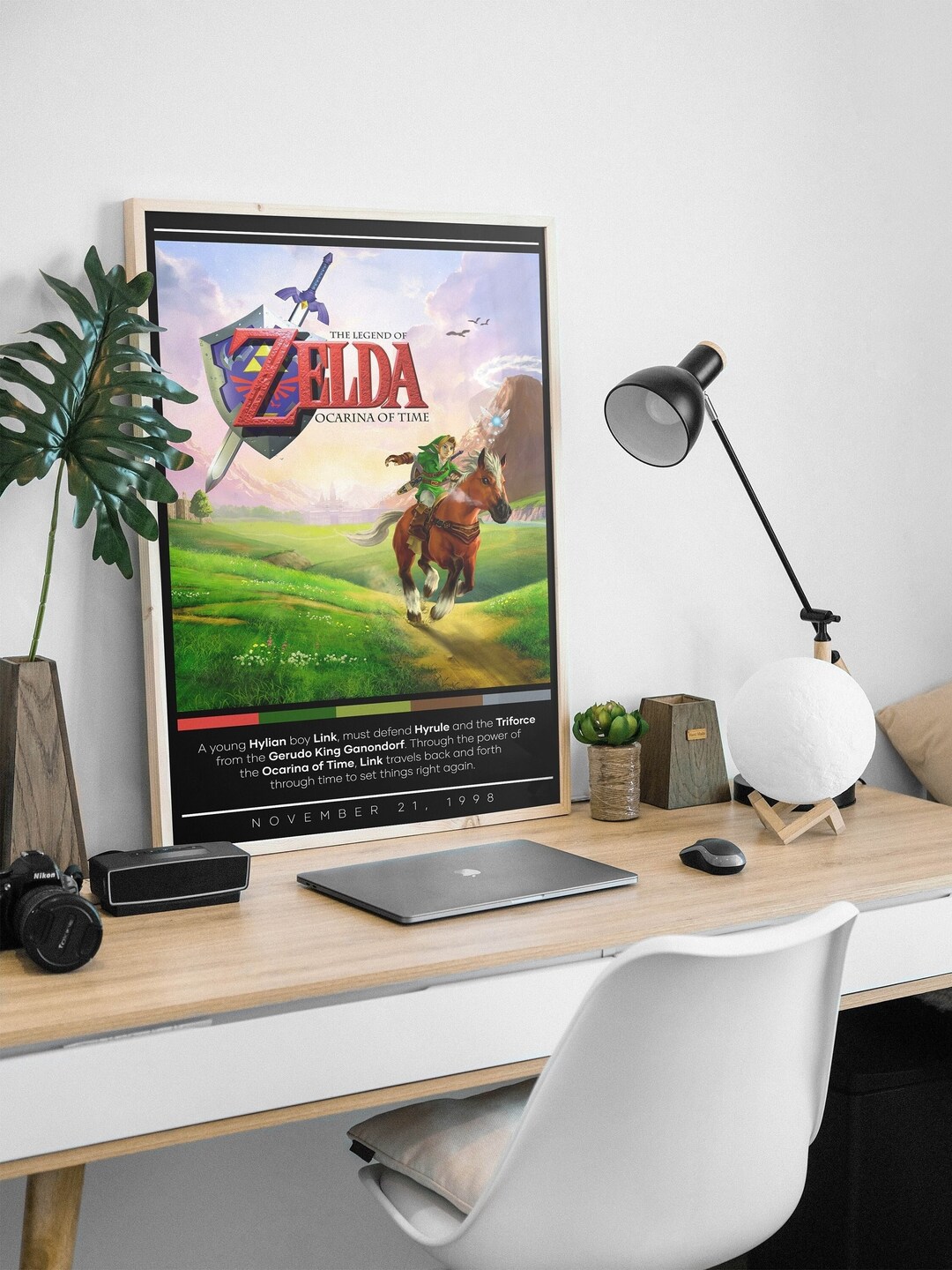 The Legend of Zelda Ocarina of Time Poster Gaming Poster Room Decor