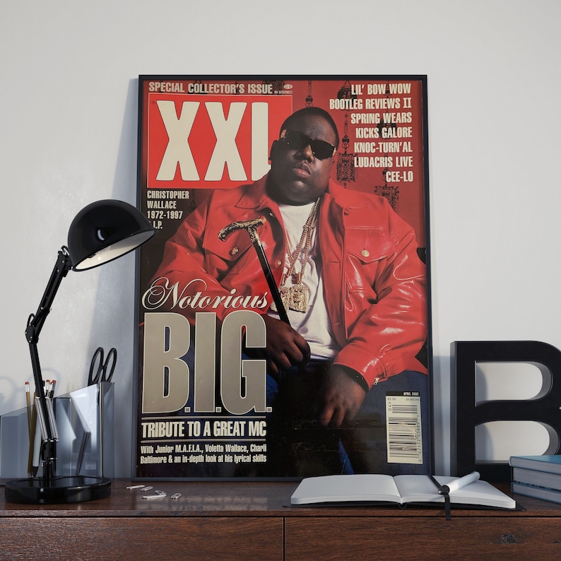 Notorious BIG 2002 Poster Biggie Smalls Poster Rap Poster Magazine