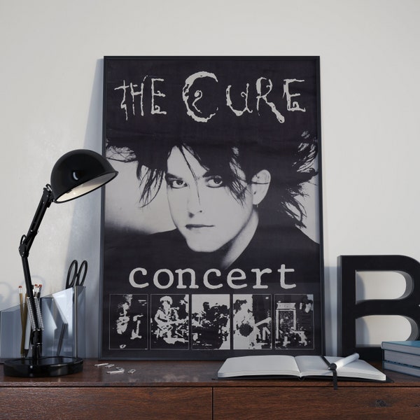 The Cure Poster | Robert Smith | Concert Poster | Magazine Cover Poster | Artist Poster | Room Decor | Wall Decor | Music Decor | Music Gift