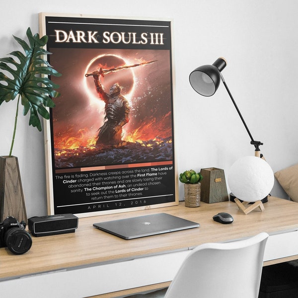 Dark Souls 3 | Gaming Poster | 3 Colors 1 Price | Room Decor | Wall Decor | Gaming Decor | Gaming Gifts