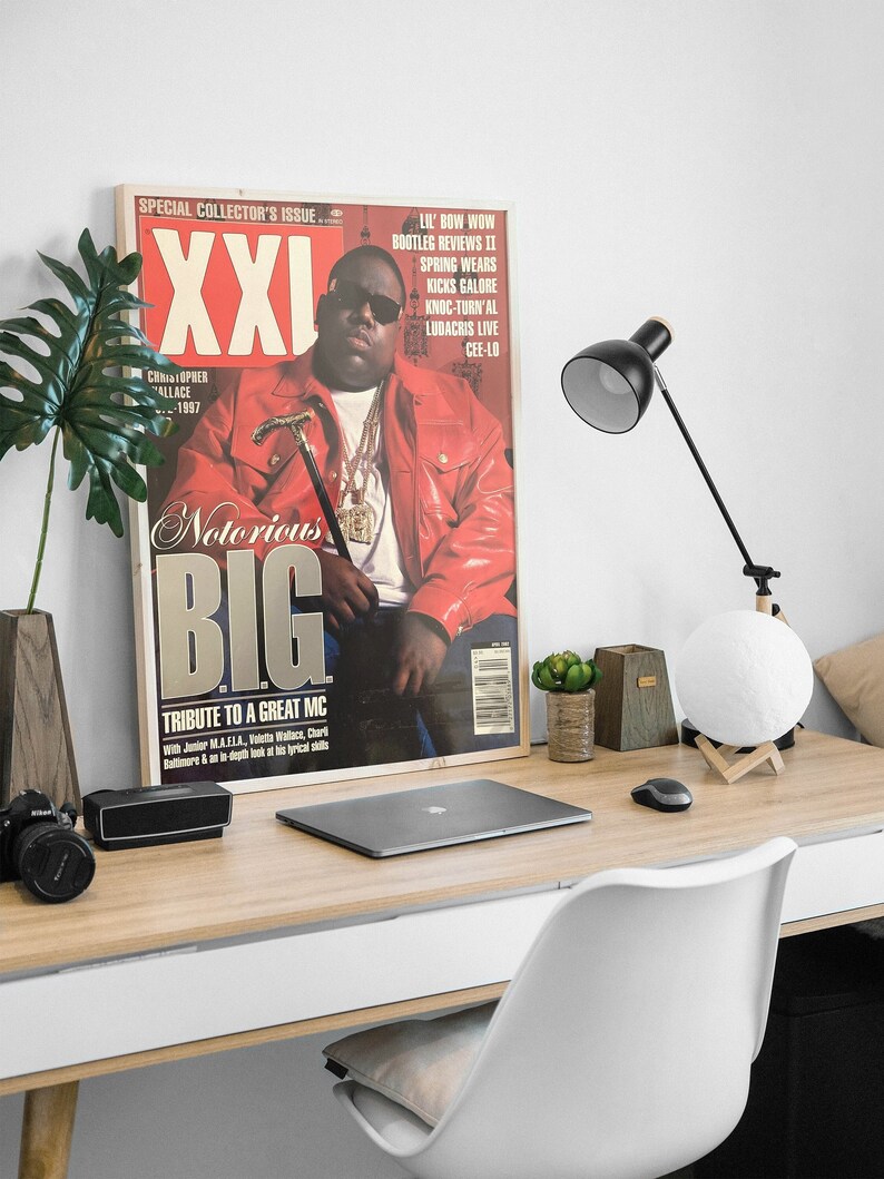 Notorious BIG 2002 Poster Biggie Smalls Poster Rap Poster Magazine