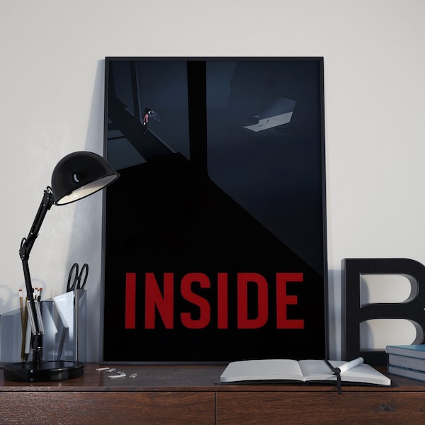 Inside Poster | Gaming Poster | 3 Colors 1 Price | Room Decor | Wall Decor | Gaming Decor | Gaming Gifts | Video Game Poster