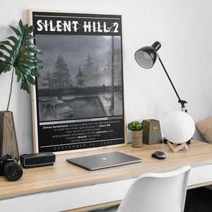 Silent Hill 2 Poster | Gaming Poster | 3 Colors 1 Price | Room Decor | Wall Decor | Gaming Decor | Gaming Gifts | Video Game Poster