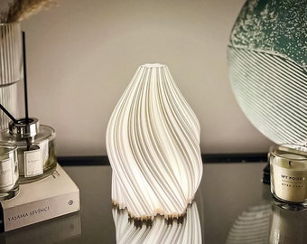 Lámpara de mesa moderna, lámpara de copo de nieve, lámpara para decoración del hogar moderno