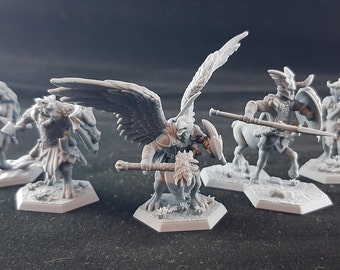 5 Exotic Hero Miniatures for Tabletop RPGs and Wargames | 30mm Scale Fantasy Figures