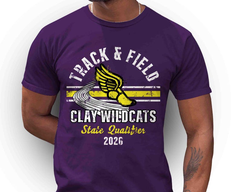 Personalized High School Track & Field PNG Custom State Champions ...