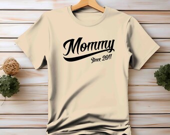 Mommy Shirt, Mom Gift, Gift For Her, Mother's Day, Shirt For Mom, Custom, Mommy Since, Personalized, Custom Year, Mommy TShirt