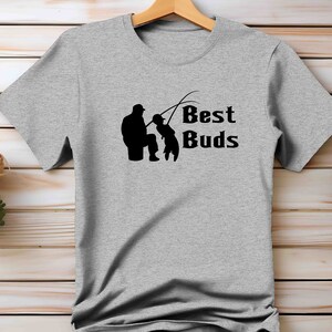 Best Buds Tshirt Matching Daddy Me Shirt Father Son Father's Day T ...