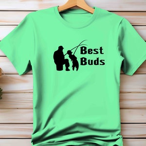Best Buds Tshirt Matching Daddy Me Shirt Father Son Father's Day T ...