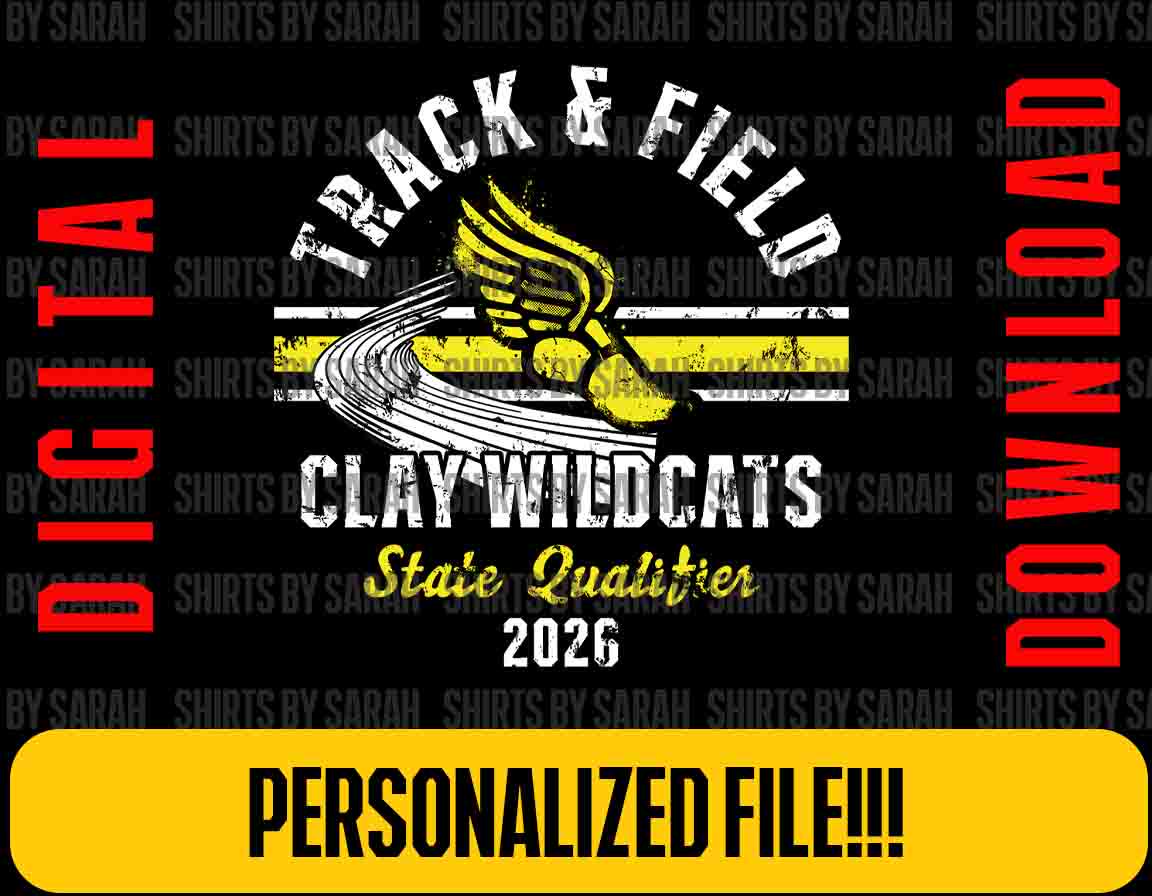 Personalized High School Track & Field PNG Custom State Champions ...