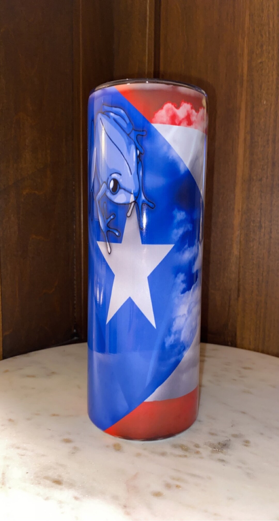 Puerto Rican Tumbler customflags Etsy