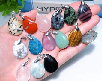 Crystal drop pendants