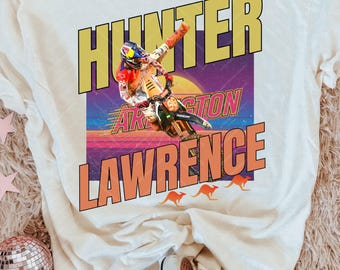 Hunter Lawrence Arlington Win Shirt, Supercross 450SX Victory Tee, Motocross Fan Shirt, Comfort Colors Adult