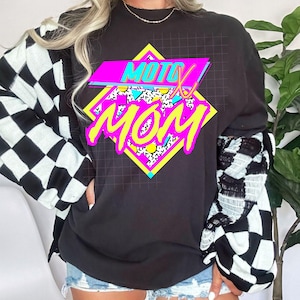 Retro MotoX Mom Comfort Colors Motocross Tee Moto Mom | Motocross Tee | Racing Shirt | Dirt Bike Shirt