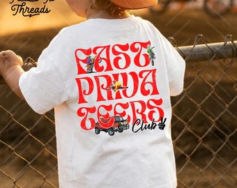 Fast Privateers Youth Shirt, Little Dirt Bike Rider Tee, Kids Racing Graphic Shirt