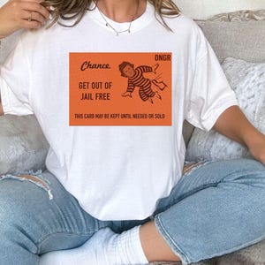 Mug photo, Haiden Deegan, carte Chance, t-shirt unisexe pour garçon, sortir de prison monopole gratuit danger, chemise graphique Supercross, cadeau drôle