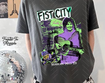 Fist City Shirt, Motocross Graphic Tee, Loretta Lynn Ranch Shirt, Dirt Bike Racing Tee, Vintage Moto Shirt, MX Girl Shirt, Unisex Tee