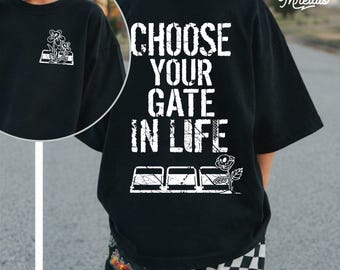 Choose Your Gate in Life Youth Motocross Shirt, Kids Dirt Bike Tee, Funny Moto Racing Shirt, MX Kid Graphic Tee, Dirt Bike Gift