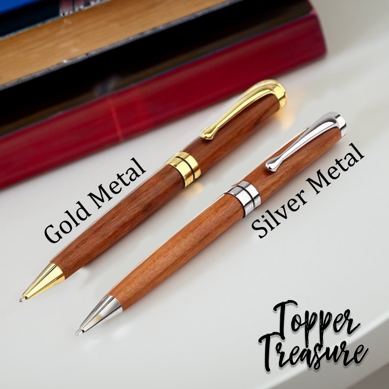 Stylo en bois personnalisé, étui à stylo gravé avec nom ou message, étui en bois personnalisé, cadeau de Noël pour homme, cadeau fête des pères, cadeau garçon d'honneur image 4