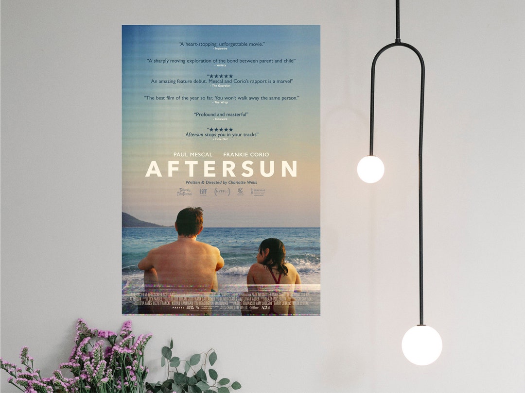 Aftersun Movie Poster 2023 Film Canvas Prints Poster Gift Room Decor