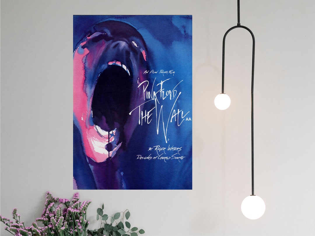 Pink Floyd the Wall Movie Poster 2023 Film Canvas Prints Etsy