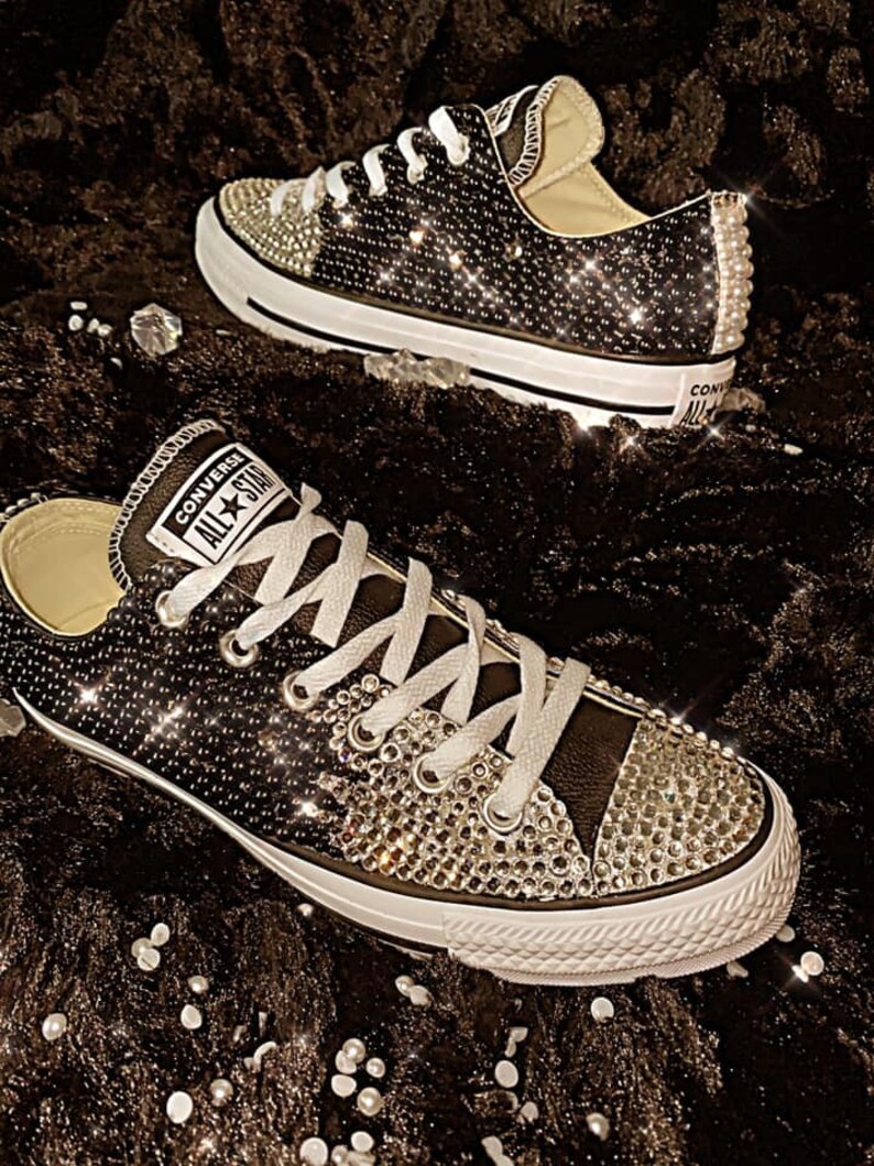Custom All Bling Chucks - Etsy