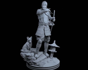 Sakai geest van tsushima 3D-model stl-bestand voor 3D-printen