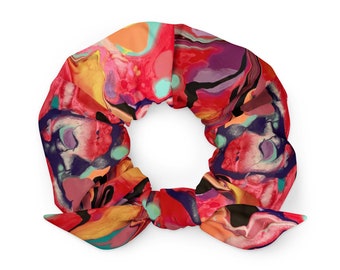 Circus Recycled Scrunchie