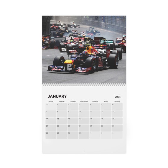 Calendrier de Formule 1 2024, Planificateur de Grand Prix de Monaco,  Calendrier de l'année de course, Calendrier F1, Images de Formule 1, Art  mural, Calendrier mural -  France