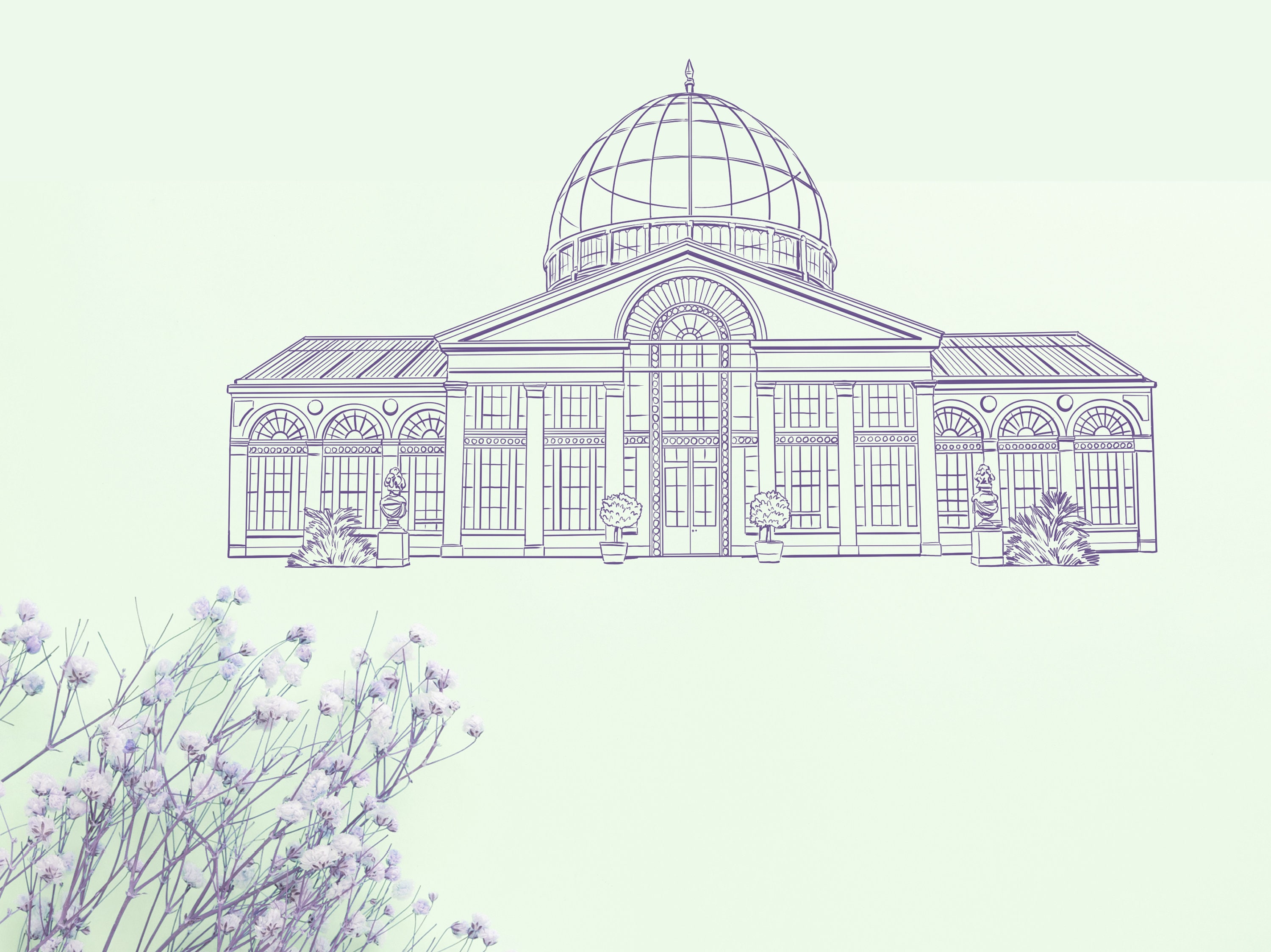 Custom Wedding Venue Drawing Digital Download - Etsy Ireland