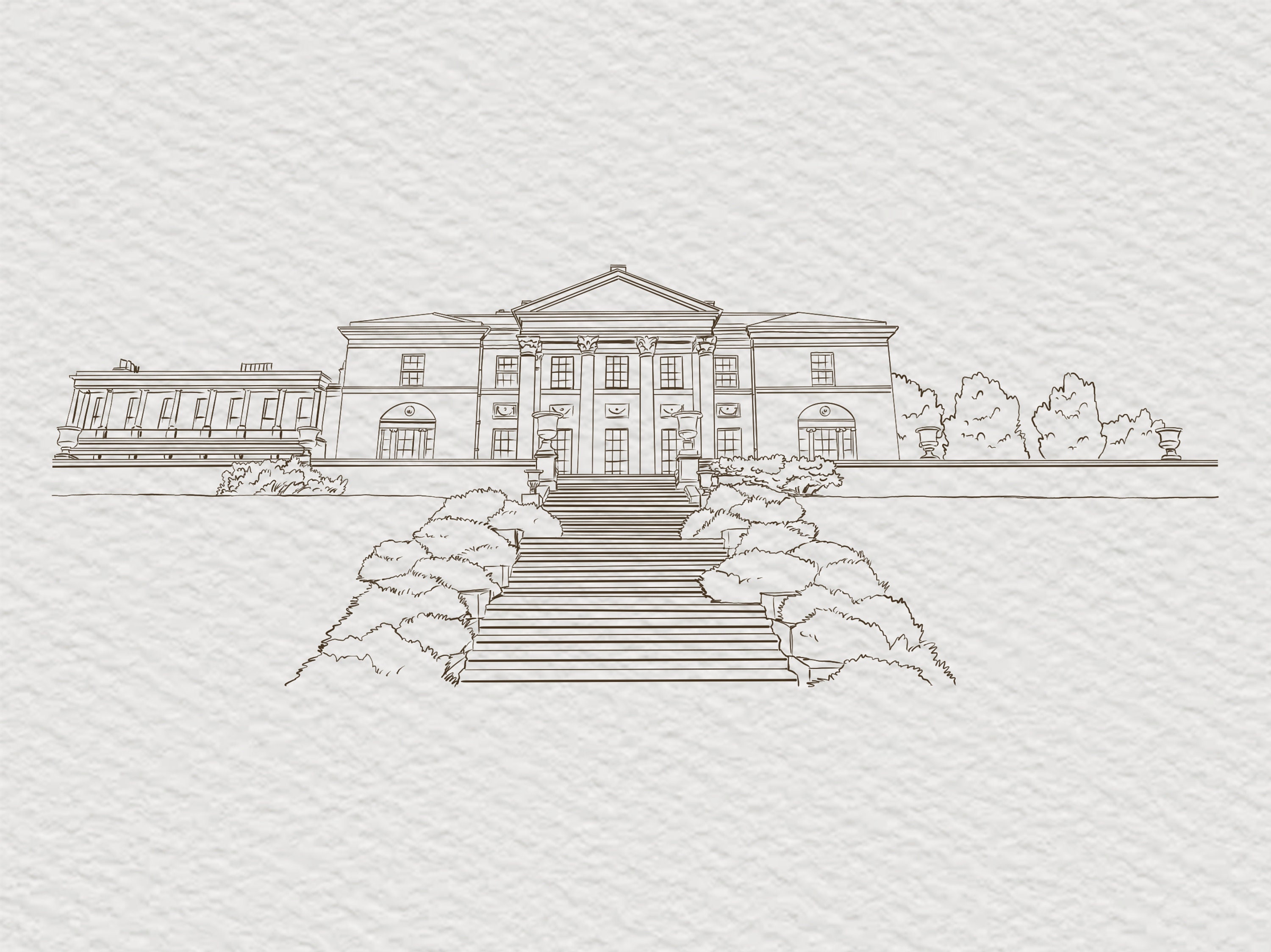 Custom Wedding Venue Drawing Digital Download - Etsy Australia