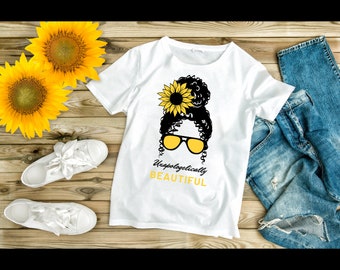 Onbeschaamd mooi T-shirt met print