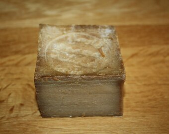 ARTISANAL Aleppo Soap - 100% Natural - Large format 200 Grams! Face Hand Body Hair anti-dandruff - All skin types