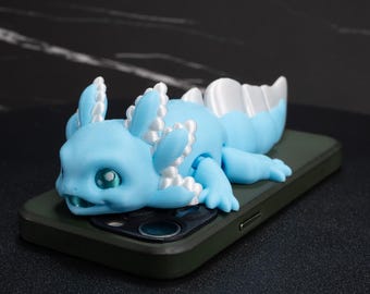 Adorable Axolotl Figurine - Berry Bliss